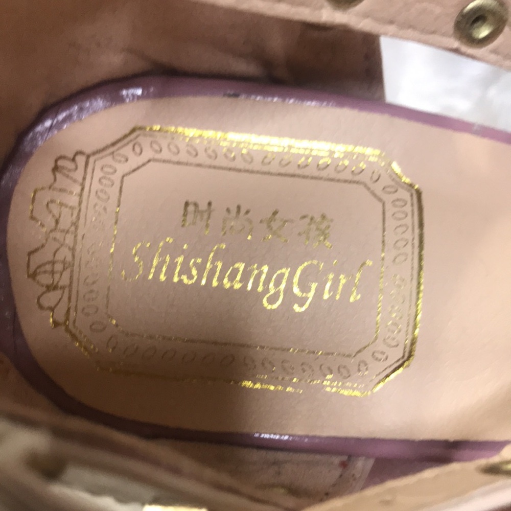 Shishang Girl Studded pink pumps - Picture 7 of 7